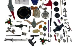 Vintage 1980’s – 2000’s 3.75″ MIXED HUGE Lot of Parts, Weapons, Accessories ETC.
