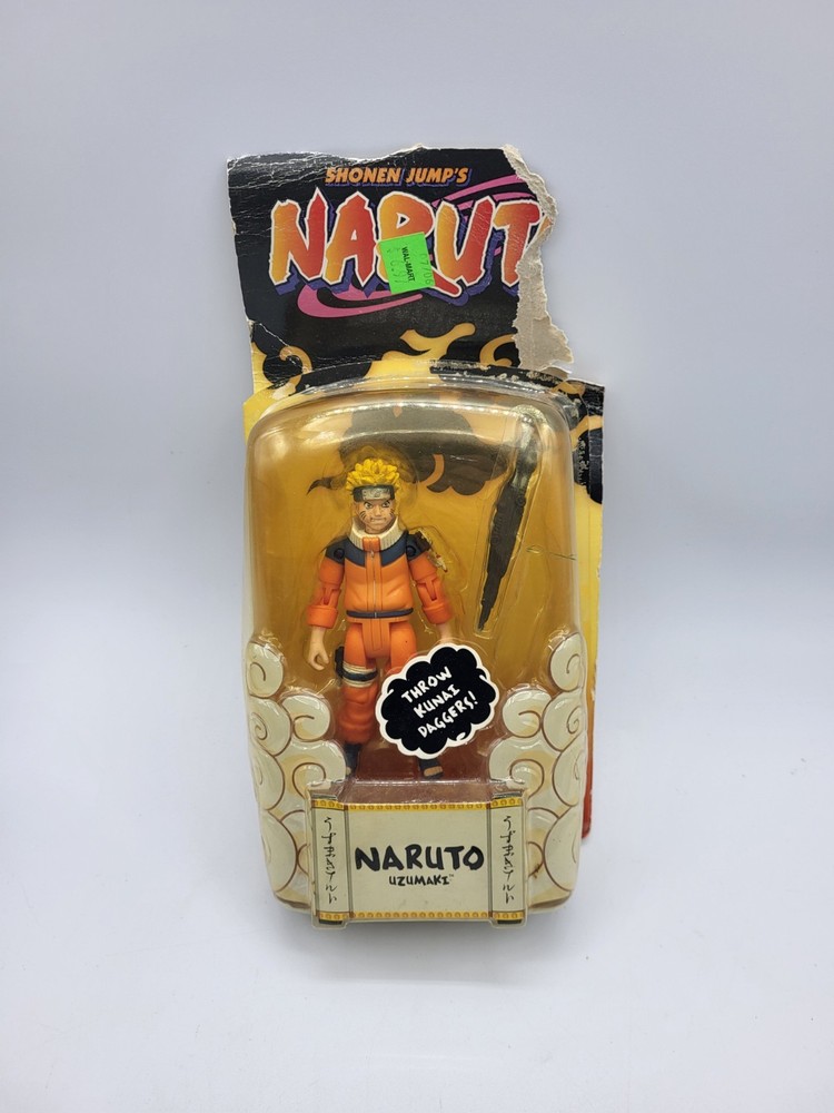 Shonen Jump’s Naruto Uzumaki Action Figure 2006 Mattel Throw Kunai Daggers