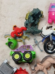 Mixed Boys Lot of Vintage and Modern Toys and Action Figures 50+ Pieces Extras
