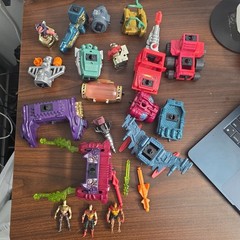 Battle Builders Toy Biz 1996 Building System Pieces And Figures Lot 90s Retro