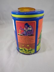 VTG TMNT Metal Tin 1990 Teenage Mutant Ninja Turtles Bubble Bath Crystals 10 oz