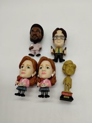 The Office Mini Figures Phatmojo – Lot of 7- GOLD DWIGHT & One Funko Elf Figure