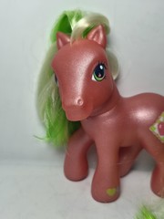Vtg My Little Pony MLP Hasbro G3 Applejack Pony Toy Figure 2003 (T4)