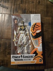 Jason David Frank Autographed White Ranger Lightning Collection Power Ranger Toy