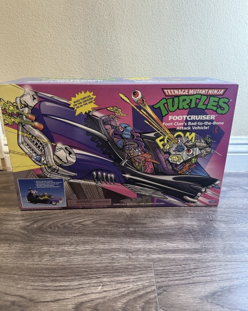 Teenage Mutant Ninja Turtles Footcruiser Vintage 1989 Playmates TMNT – NIB