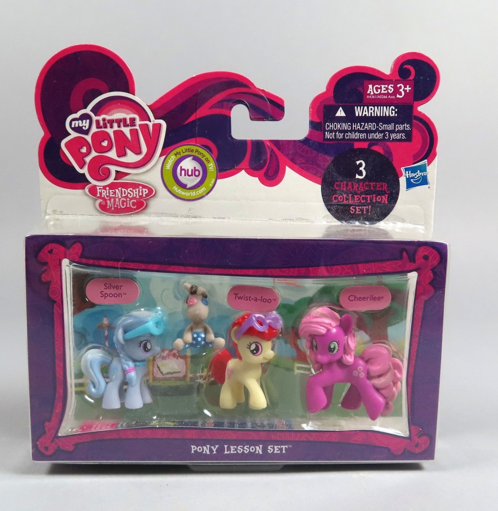 2013 My Little Pony Pony Lesson Silver Spoon Twist-a-Loo Cheerilee New, Sealed