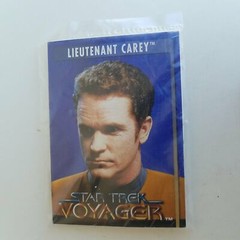 Star Trek Voyager Lieutenant Carey Trading Card Playmates