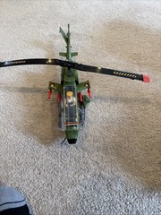 Vintage 1993 GI JOE Street Fighter Heli-Fighter (Dragonfly) Helicopter w/ Guile