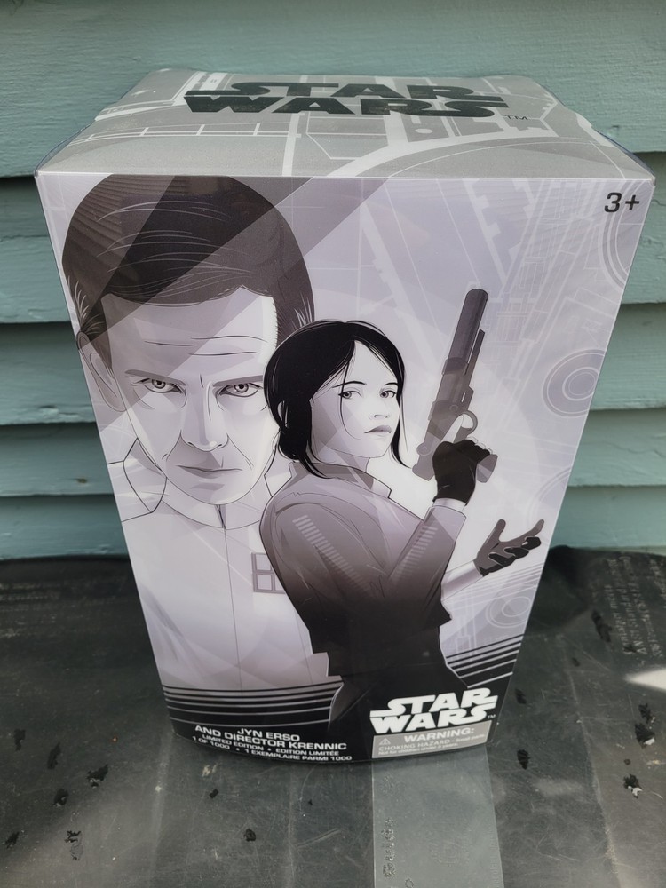 STAR WARS JYN ERSO DIRECTOR KRENNIC /1000 DISNEY STORE EXCLUSIVE 12″ D23 EXPO