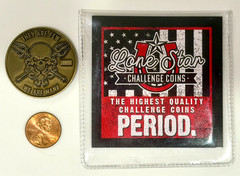 VALAVERSE ACTION FORCE THE BLACK CHALLENGE COIN ZOLOCON 1 PER GUEST #063 of 100!