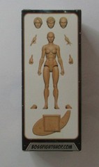 Beige Blank Female 1:18 Scale Boss Fight Studio Action Figure 3 3/4″ For Customs