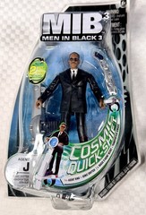 Lot Of 2 MIB Men in Black 3 Agent J & BORIS Cosmic Quick-Shift 4” Action Figure