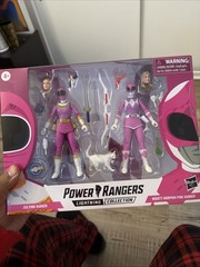 POWER RANGERS LIGHTNING COLLECTION ZEO PINK RANGER & MIGHTY MORPHIN PINK RANGER