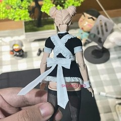 1/12 Custom Maid Costume Dress Clothes Set For 6” Romankey Figma Action Figure