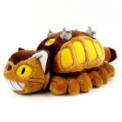 Hot 30-40cm Animation Bus Totoro Anime Peripheral Doll Soft Plush Animal Toys