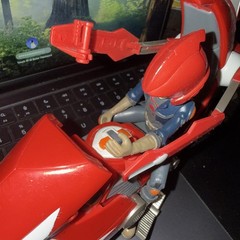 Yu-Gi-Oh! 5D’s 2009 Dual Runner D Wheel Yusei Fudo Figure