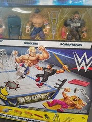 WWE Knuckle Crunchers Mini Mayhem Exclusive Cody Rhodes Roman Reigns Cena NEW
