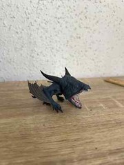 Chibi Monster Dragon ,3d printed figure painted, Monster Villian