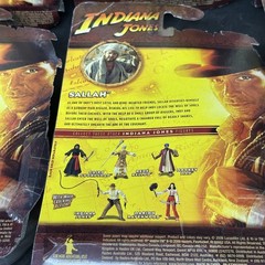 Indiana Jones Raiders of the Lost Ark 3 3/4″ Action Figures Lot of 6 New Sealed