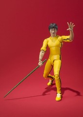 Tamashi Nations S.H. Figuarts Bruce Lee (Yellow Track Suit), Approx. 5.5 inches