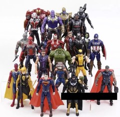 Marvel Dc Lot Action Figures 24 Pieces