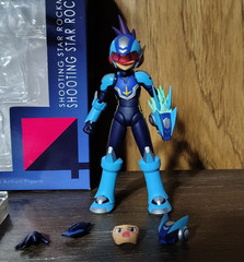 Sentinel 4 Inch Nel Mega Man Star Force Shooting Star Rockman Complete read desc