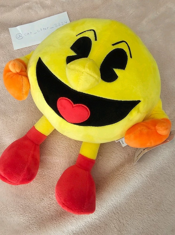 PAC-MAN PLUSH Officially Licensed Bandai Namco Atari 2025 10″ Standing Plush