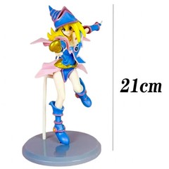21CM Yu-Gi-Oh Duel Links Yami Yugi Black Magician Girl Mana PVC Figure Toy