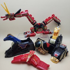 Mighty Morphin POWER RANGERS MMPR (1994) 12″ THUNDER MEGAZORD [Incomplete]