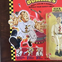 SEALED Crash Test Dummies Bendable Figure SLICK Tyco 1991 New Vintage MOC