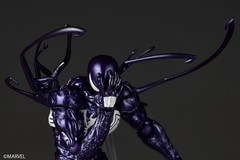 Kaiyodo Revoltech Amazing Yamaguchi Symbiote Spider-Man Purple Ver.