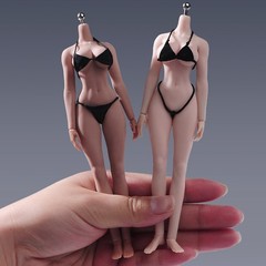 USA 1/12 Large Bust Breast Plump Hip Seamless Girl 6inch Female Figure Body Toys