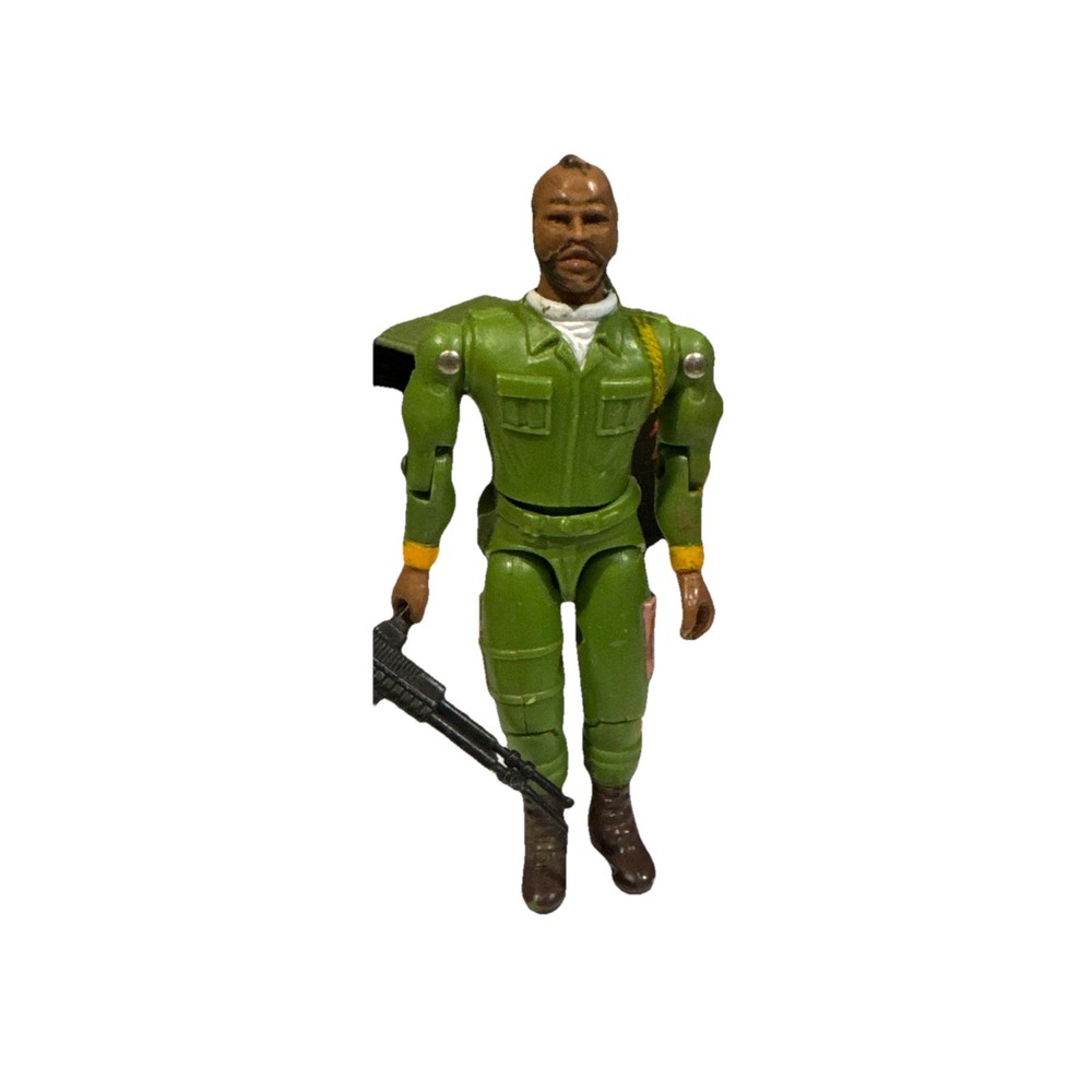 The A-Team Mr.T, B.A. Baracus Green Suit Action Figure/ Cannell Prod. 1983 Loose