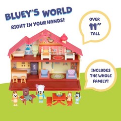 Bluey Toy House Mega Bundle Family Home & BBQ Taille unique, Multicolor