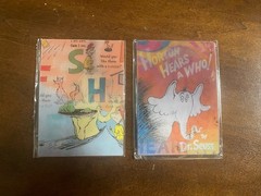 Lot Of 2 Rare Dr Seuss 3D CARD 2013 Geddes Trading Cards- In Packaging!