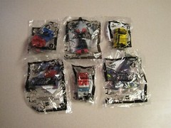 McDonalds 2008 Transformers Animated Happy Meal – Complete Set – Mint in Package