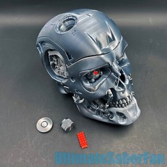 Terminator Endoskeleton Skull 1:1 Lifesize T1 T2 T800 – US Made – Dark Version
