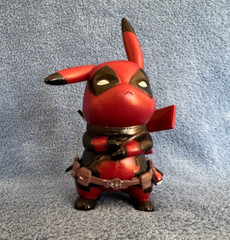 Large 5″ Pokemon Pikachu Cosplay Deadpool – Brand New