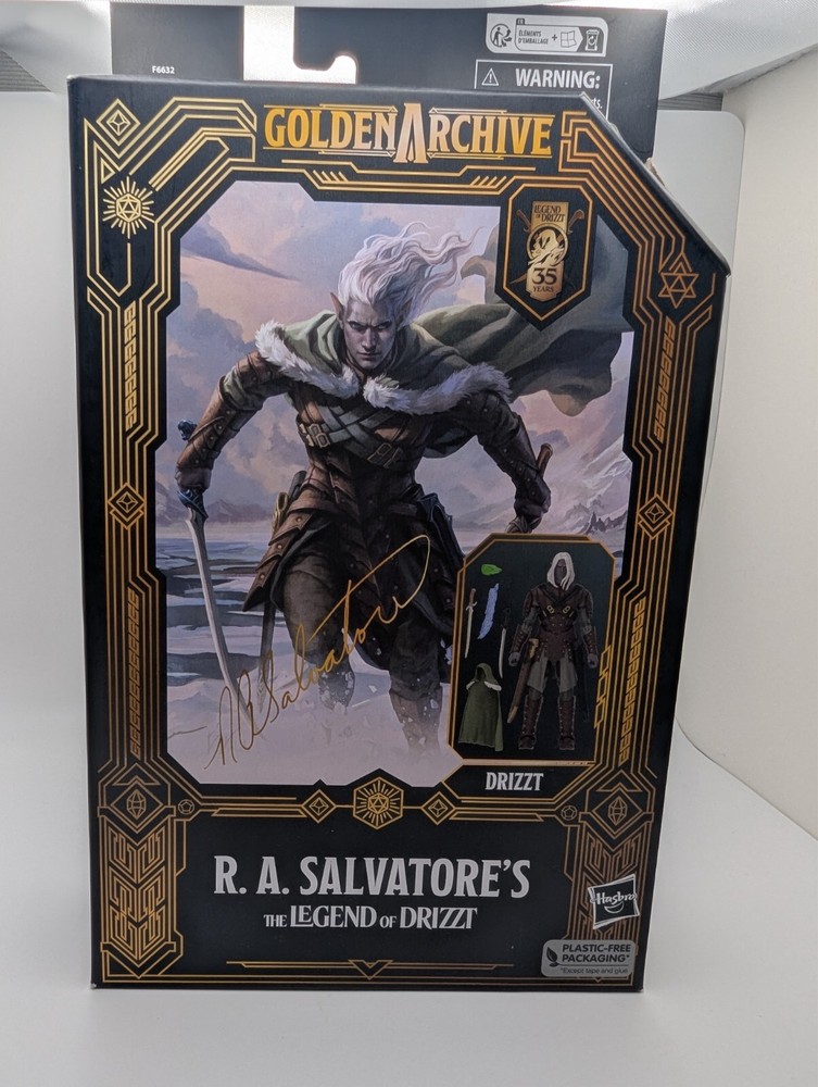 Hasbro Dungeons & Dragons Drizzt 2023 R.A. Salvatore’s Golden Archive 6” – NEW