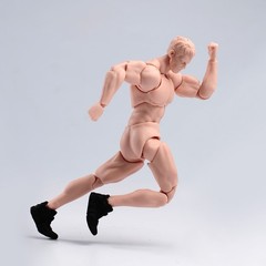US Wind Toys 1/12 Pale Skin Flexible Man Jointed 6″ Male Action Figure Head Body