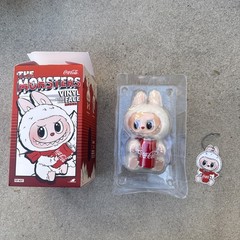 POP MART The Monsters Labubu Coca-Cola Plush Authentic Opened Box Happy Factor