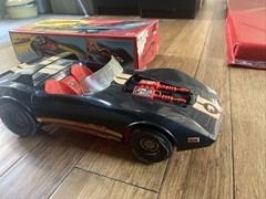 Mattel Big Jim LAZERVETTE Double Trouble Sports Car / Attack Machine w/ Box 70’s