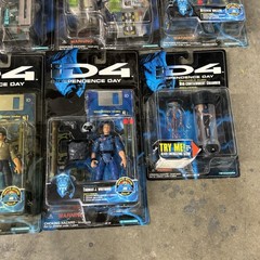 Vintage 1996 Independence Day ID4 Variety Action Figure Lot Trendmasters Sealed