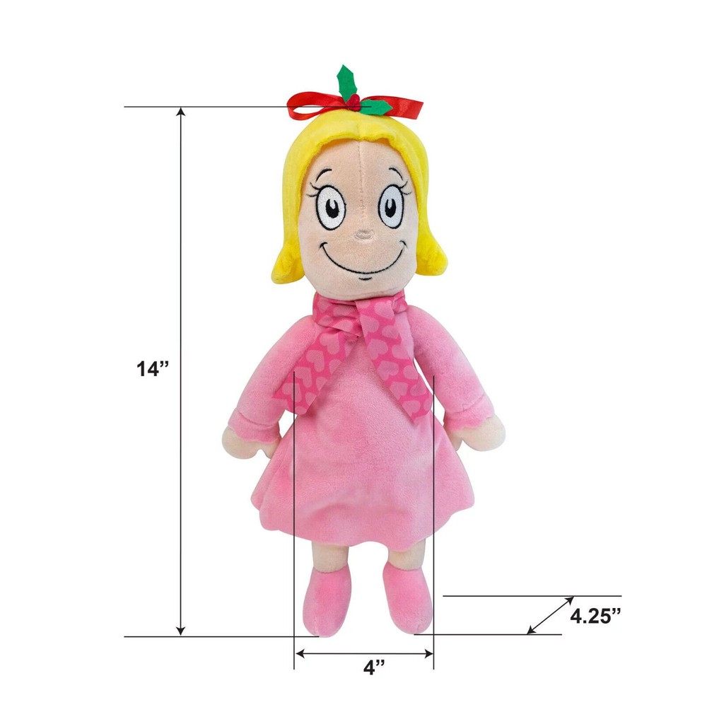 Grinch Cindy Lou Who Plush Grinch Who Stole Christmas 65th Anniversary 13″ Doll