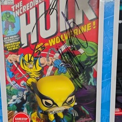 Funko Pop Comic Covers Marvel Wolverine Auto By Joe Quesada, Chris Claremont 1/1