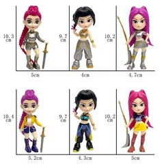 2026 Anime Kpops Demon Hunters Figure Rumi Zoe Mira anime polyvinyl chloride