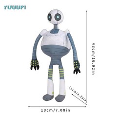 NEW The Wild Robot Roz Plush Stuffed Toy Doll Soft Toy Action Figure