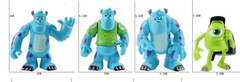 MONSTERS INC. 12 PIECE FIGURE SET- PVC- NEXT DAY FREE SHIPPING