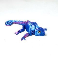 8.3inch 3D Printed Lizard Model,Articulated Animals Figure,Fidget Toy Home Decor