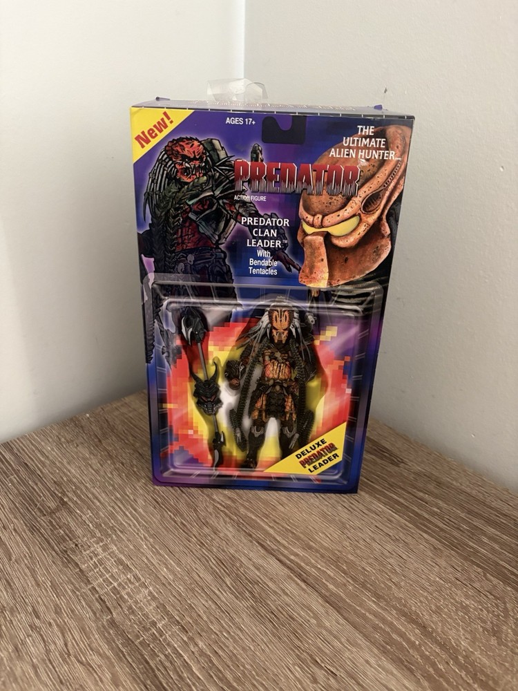 2016 NECA Predator Deluxe Clan Leader Kenner Retro Stylized 8.5″ Figure Sealed